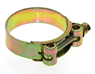 Click to enlarge - ‘Mikalor’ clamps are well known throughout the world for their efficiency and ease of use. Mikalor clamps come in a variety of sizes and materials that cover most applications.

The standard series calls for plated band and bolts. However, these clamps can be supplied with a stainless band and mild steel bolt or can be made entirely from stainless steel.